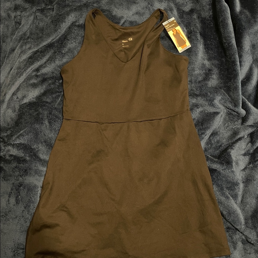 GAP Fit Black Active Tank Dress